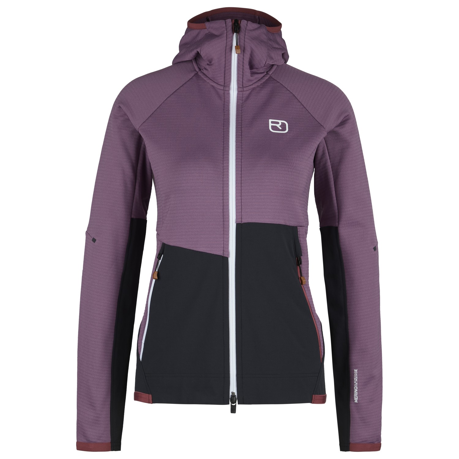 

Флисовая жилетка Ortovox Women's Fleece Rib Hoody, цвет Wild Berry