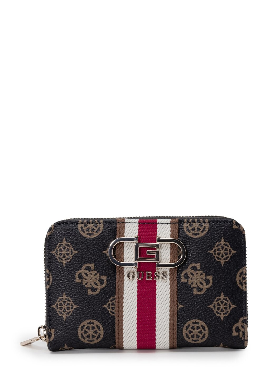 

Кошелек NELKA SLG MEDIUM ZIP AROUND SWPG93 Guess, цвет brown