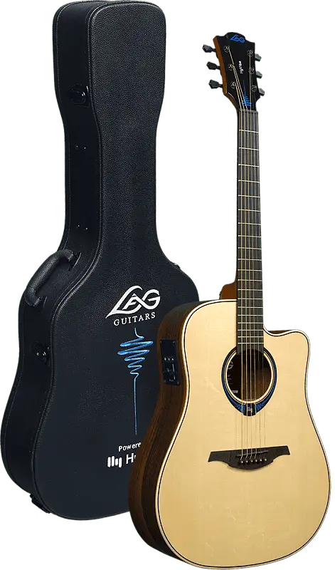 

Акустическая гитара Lag THV30DCE | HyVibe Smart Guitar with Bearclaw Solid Sitka Spruce Top. New with Full Warranty!