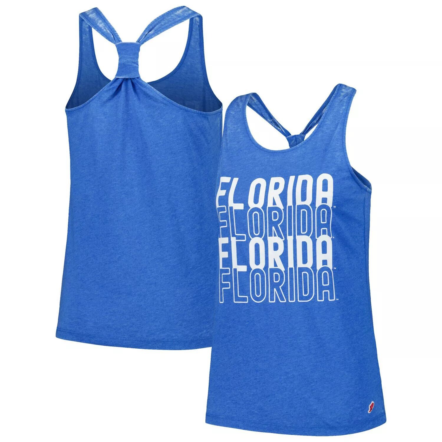 

Университетская одежда женской лиги Royal Florida Gators Stacked Name Майка Racerback