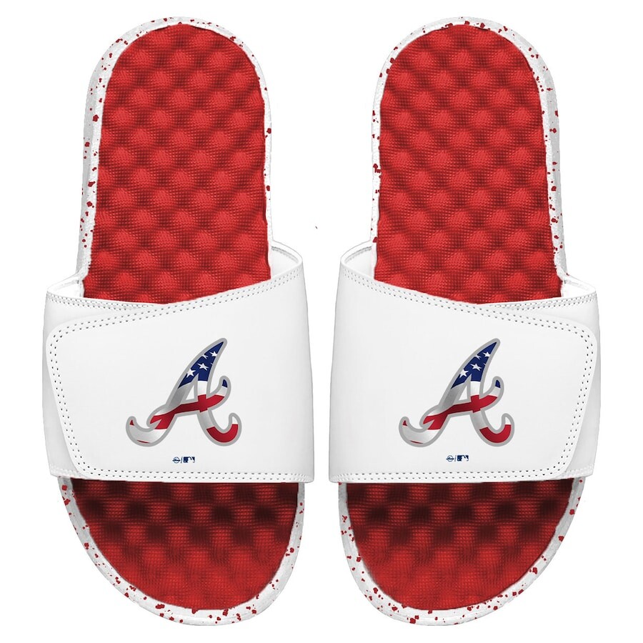 

Шлепанцы ISlide Atlanta Braves, белый