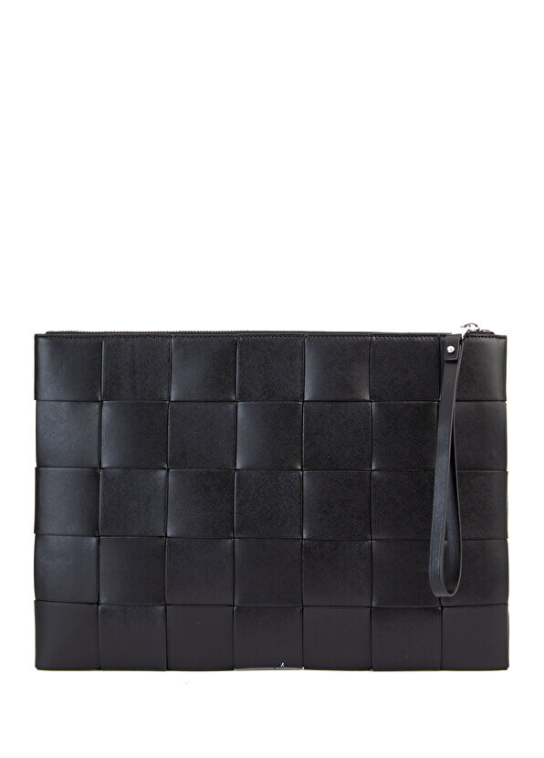 

Черная мужская кожаная сумка Bottega Veneta