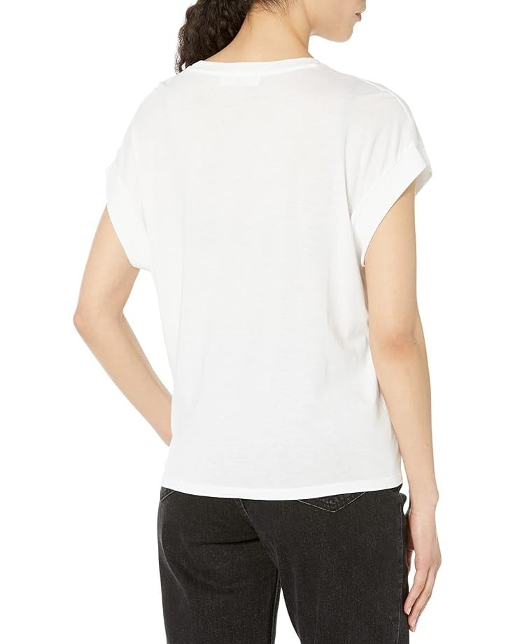 

Топ Michael Kors Half N Half Charm Tie Top, белый