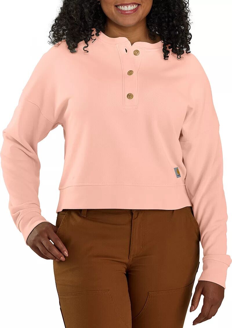 

Женская толстовка Carhartt из французской махровой ткани Henley