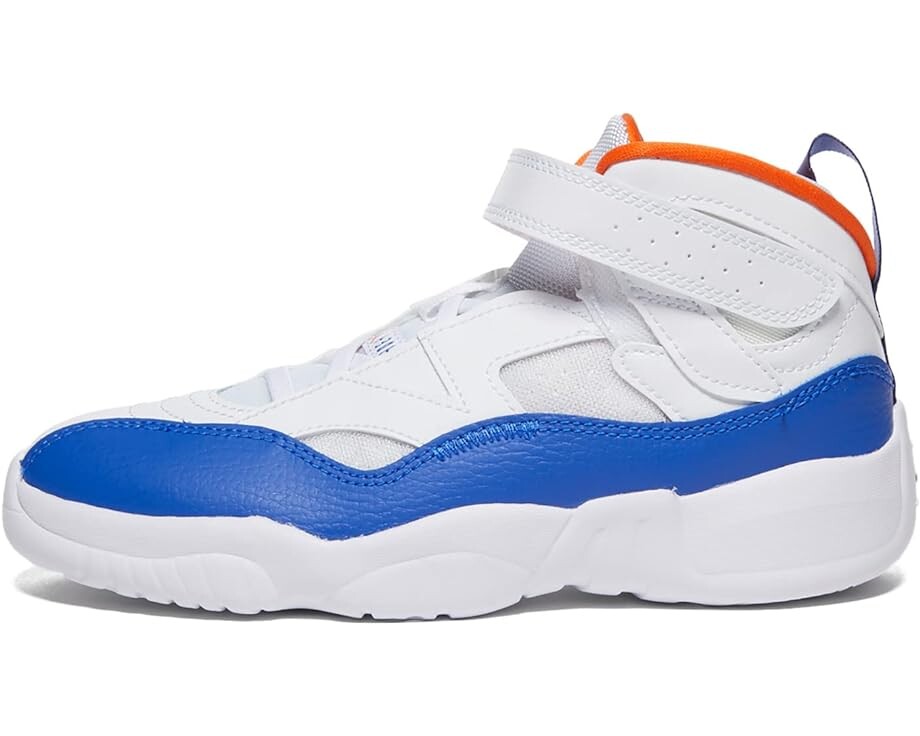 цена Кроссовки Jordan Jumpman Two Trey, цвет White/Hyper Royal/Safety Orange/White