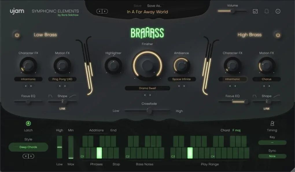 

Плагин UJAM Symphonic Elements BRAAASS