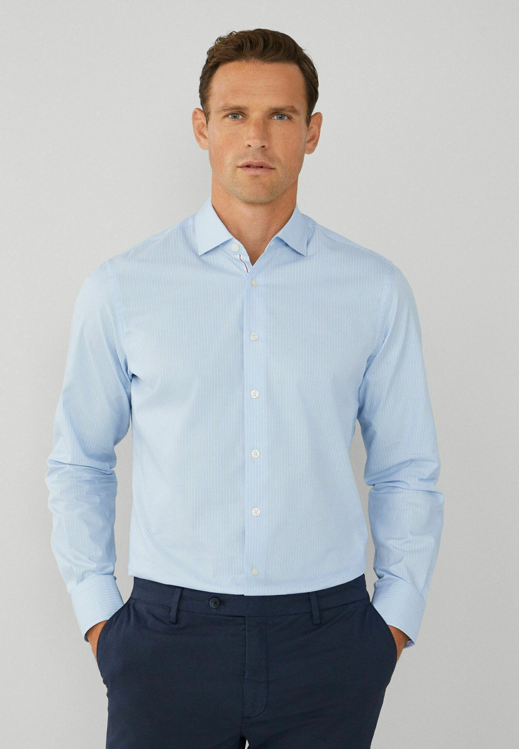 Рубашка Hackett London, синий