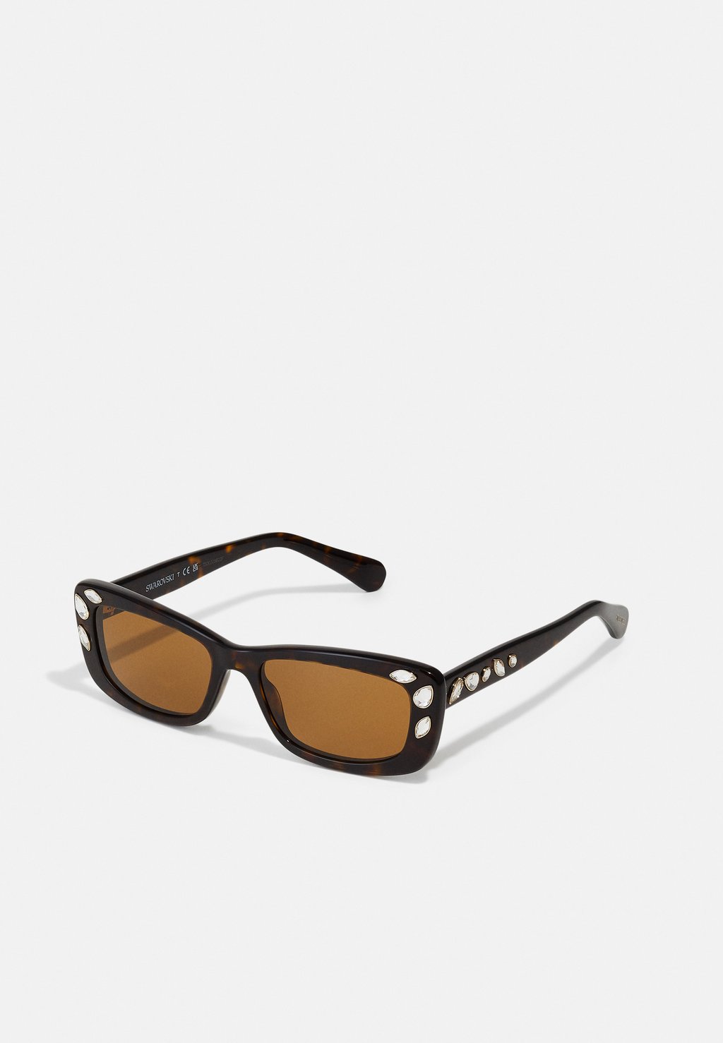Солнцезащитные очки Swarovski, коричневый