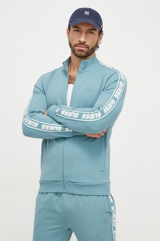 

Угадайте, толстовка Guess, бирюзовый, Зеленый