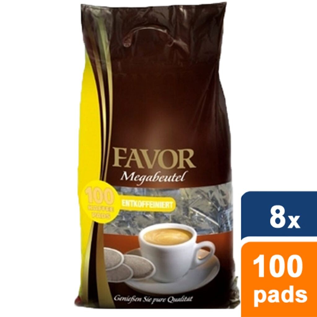 

Favor — Мега-пакеты без кофеина — 8x 100 подушечек N.A