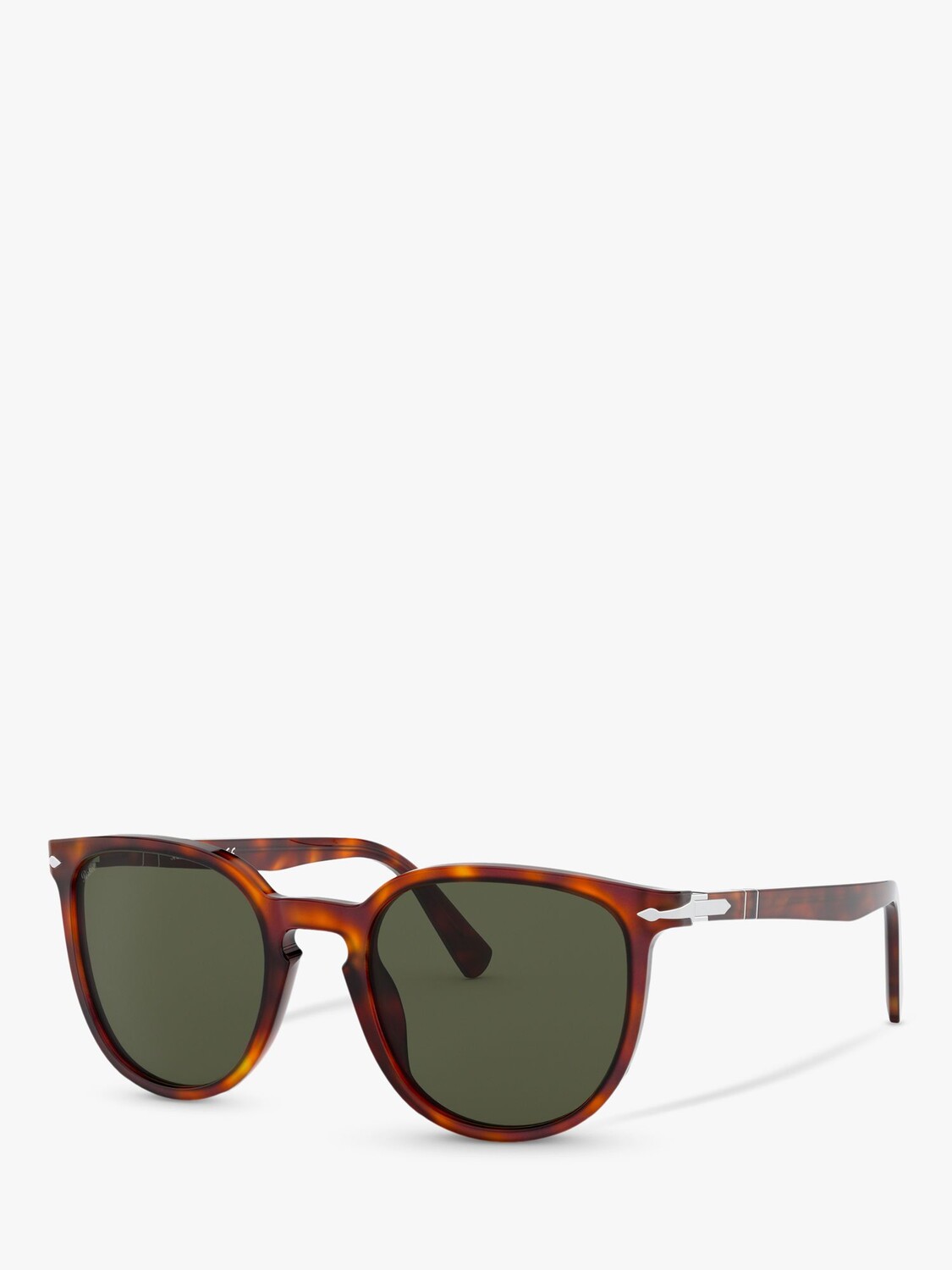 

Persol PO3226S Special Edition Овальные солнцезащитные очки, Гавана/Зеленый