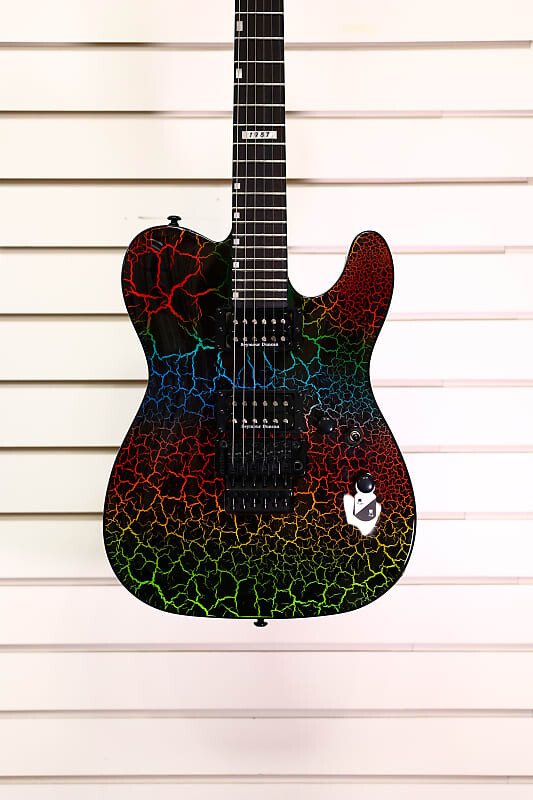 Электрогитара ESP LTD Eclipse '87 2023 - Rainbow Crackle