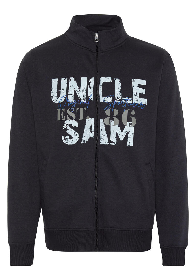 Толстовка с дизайном этикетки UNCLE SAM, цвет schwarz шорты с карманами uncle sam цвет schwarz