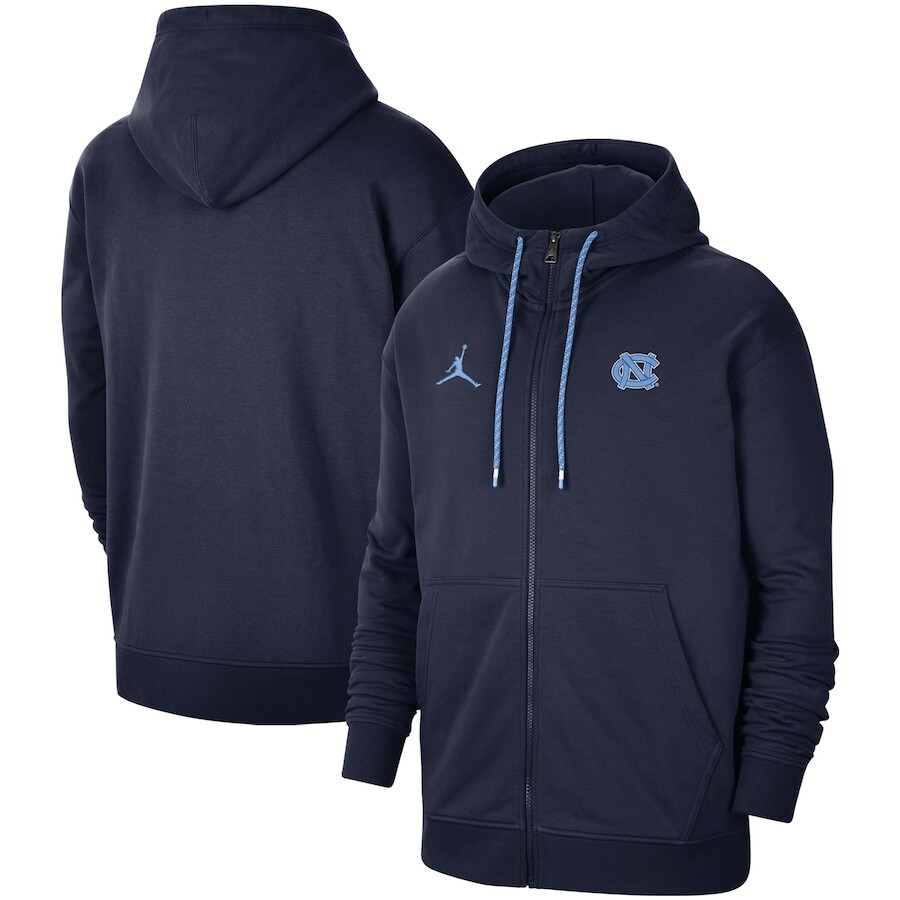 

Толстовка на молнии Jordan Brand North Carolina Tar Heels, нави