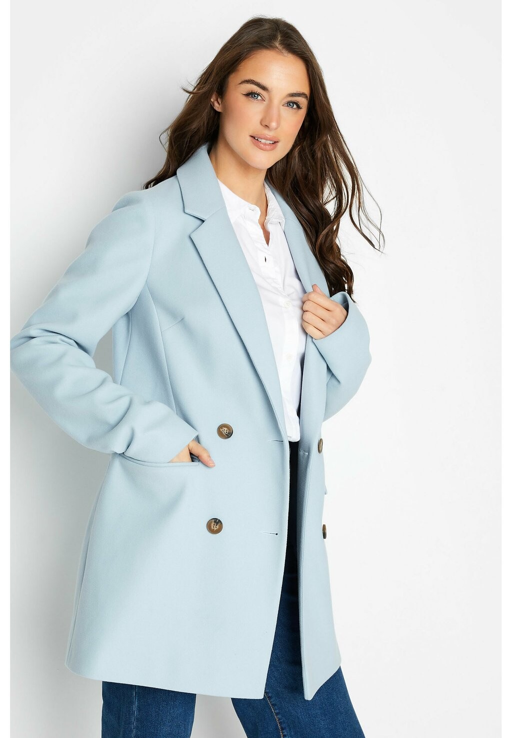 

Короткое пальто Long Tall Sally, светло-синий