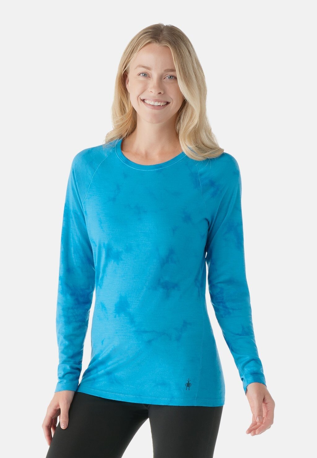 

Топ с длинными рукавами CLASSIC ALL-SEASON MERINO BASE LAYER CREW Smartwool, цвет pool blue wash