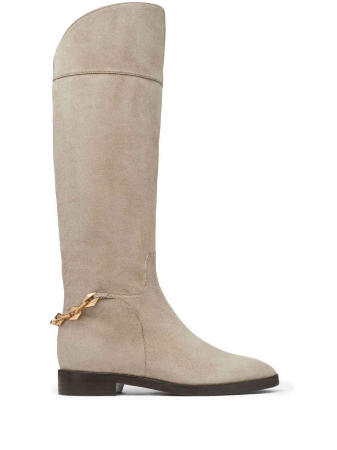 

Jimmy Choo сапоги Nell с цепочкой, нейтральный цвет