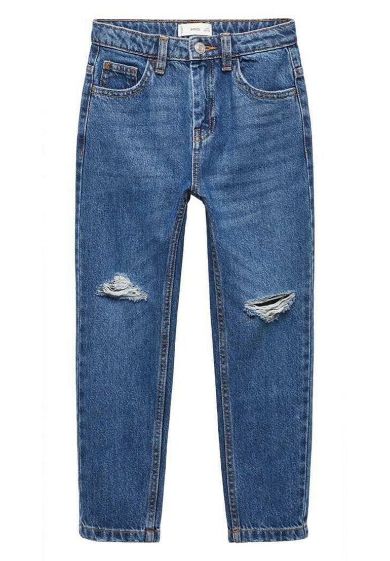 

Джинсы прямого кроя Mango Kids, цвет medium blue