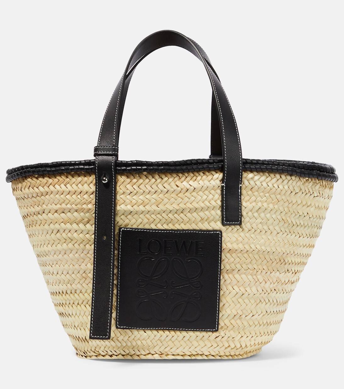 

Сумка-корзина paula's ibiza среднего размера anagram Loewe, черный
