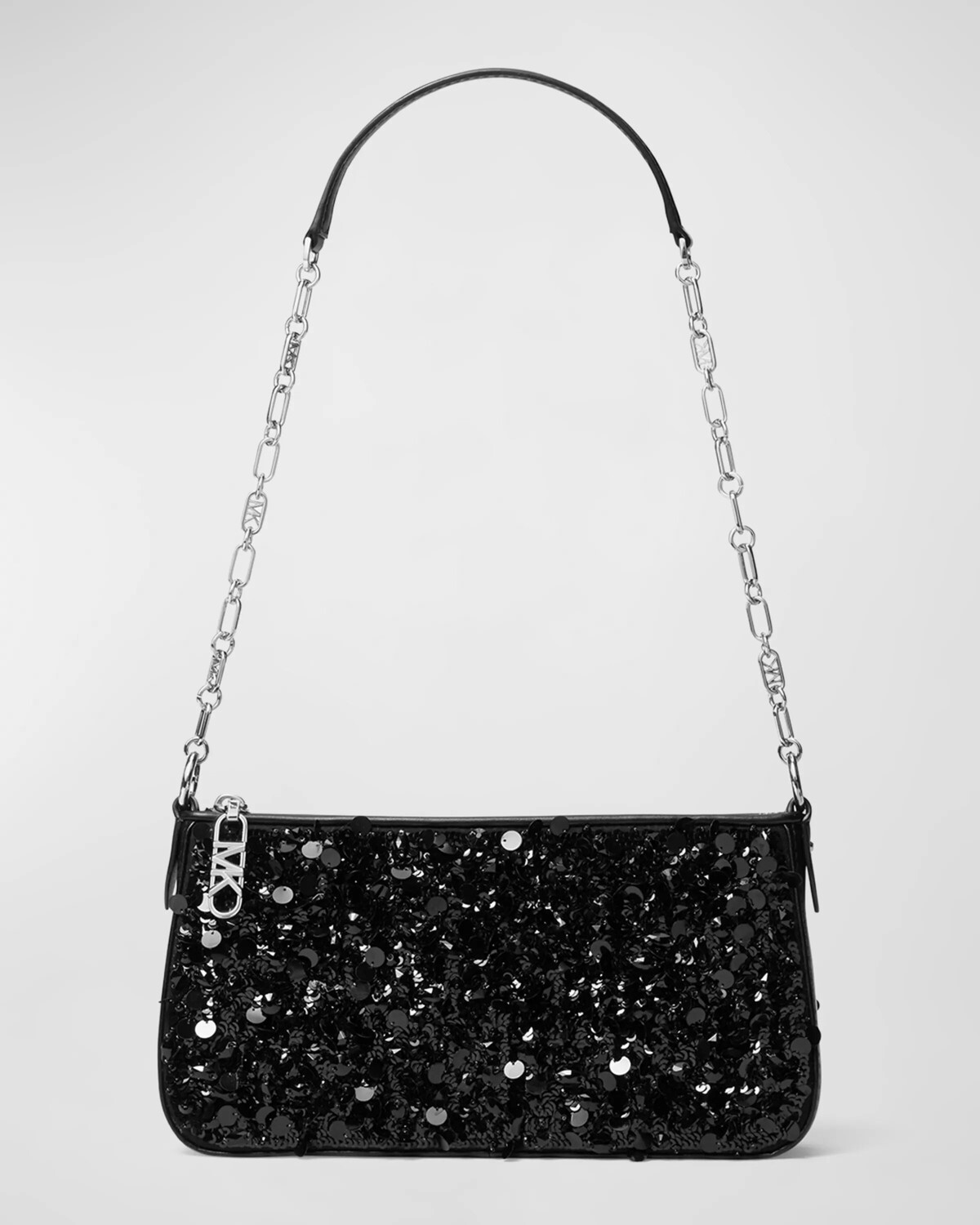

Сумка на плечо Empire с пайетками среднего размера MICHAEL Michael Kors, цвет Black