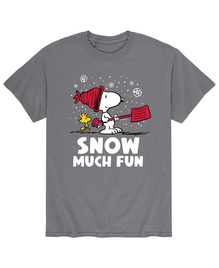 Мужская футболка Peanuts Snow Much Fun AIRWAVES, серый