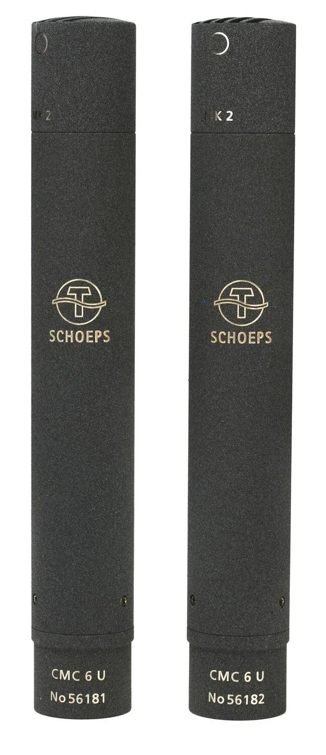 

Стереокомплект Schoeps Colette Series MK2 Модульная пара конденсаторных микрофонов с малой диафрагмой и всенаправленными капсюлями