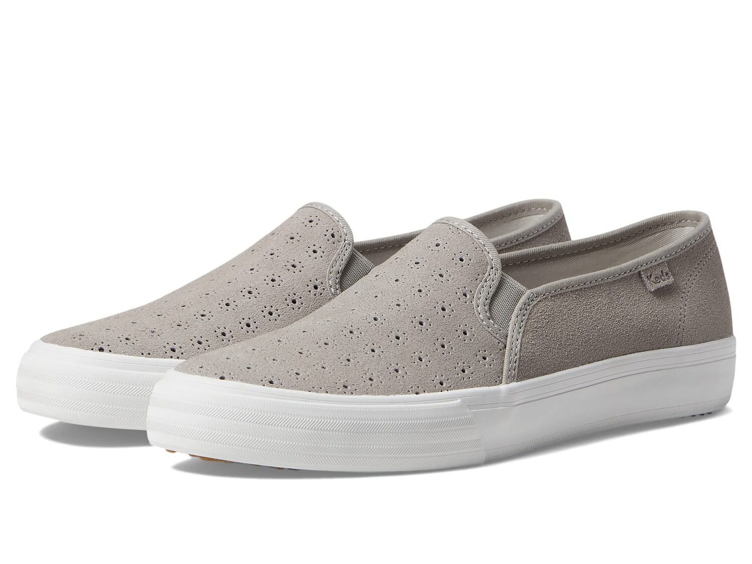 

Кроссовки Keds Double Decker Perf Suede, серый