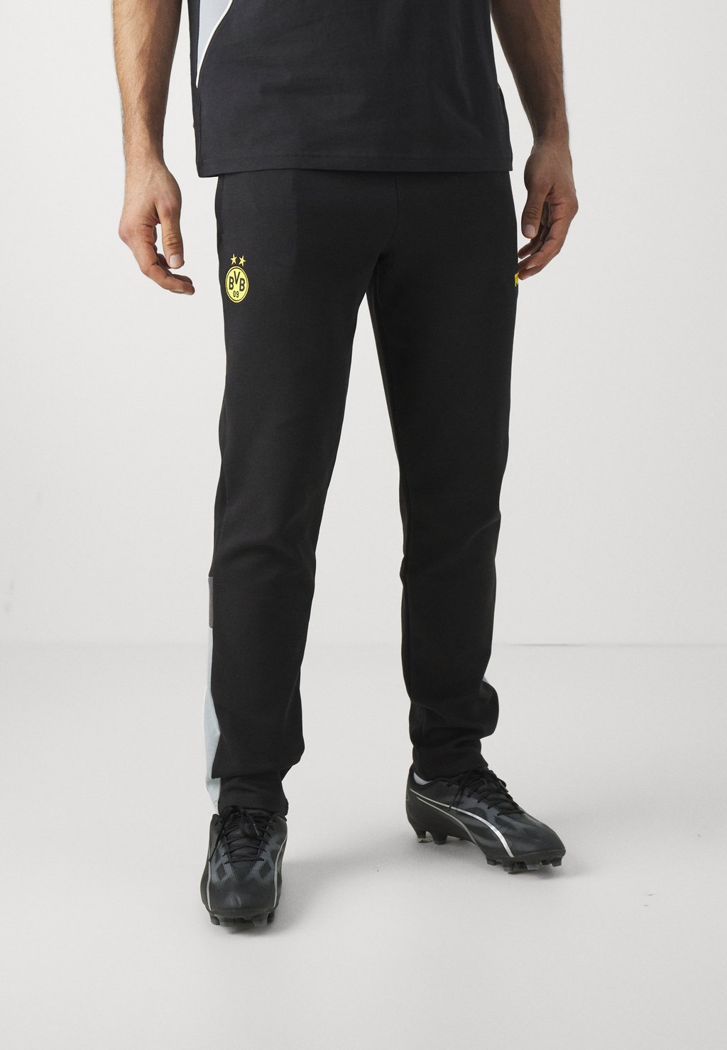 

Team Bvb Borussia Dortmund Ftblarchive Track Pants Puma, цвет black/cool mid gray