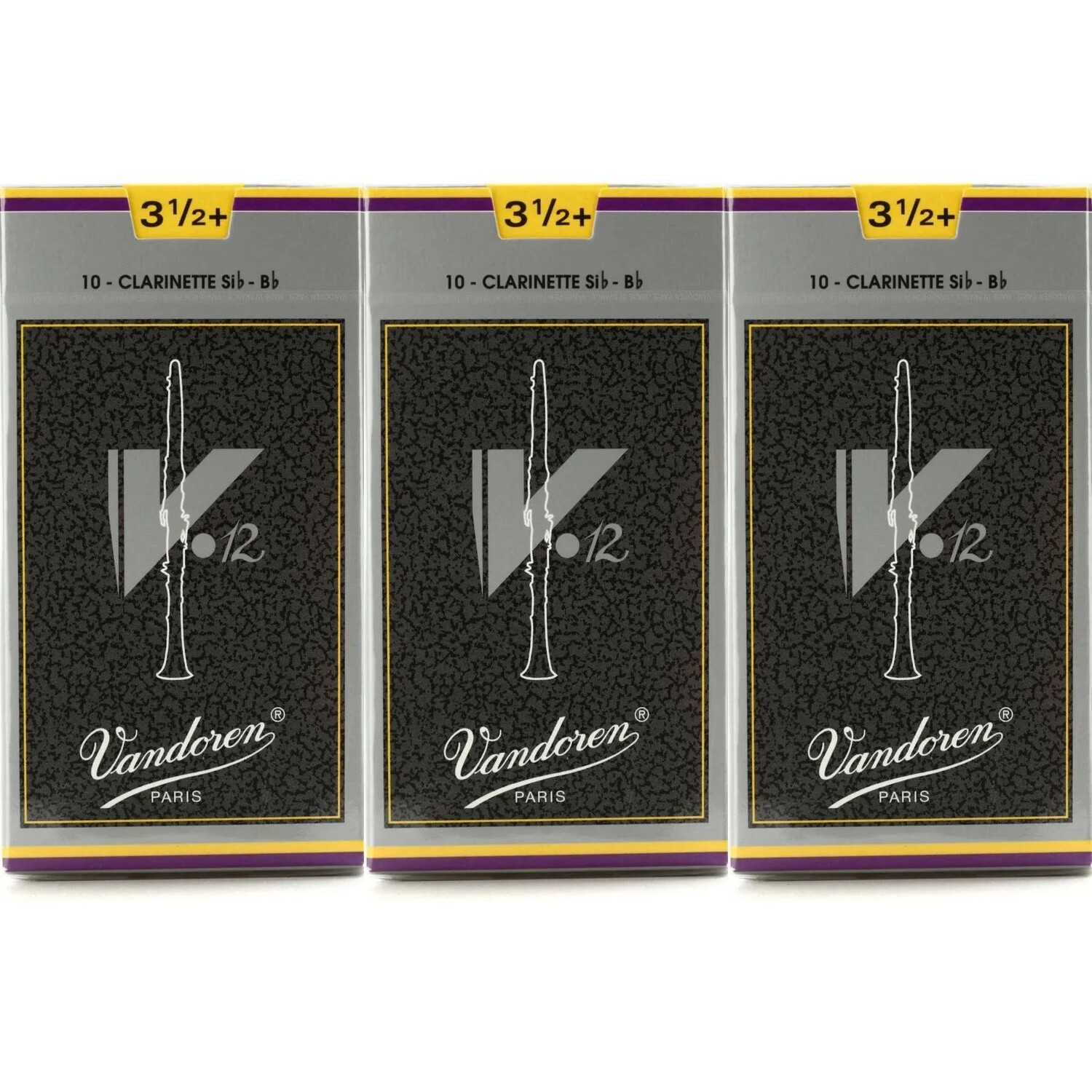 

Трость для кларнета Vandoren V12 Bb — 3,5+ (30 шт.)