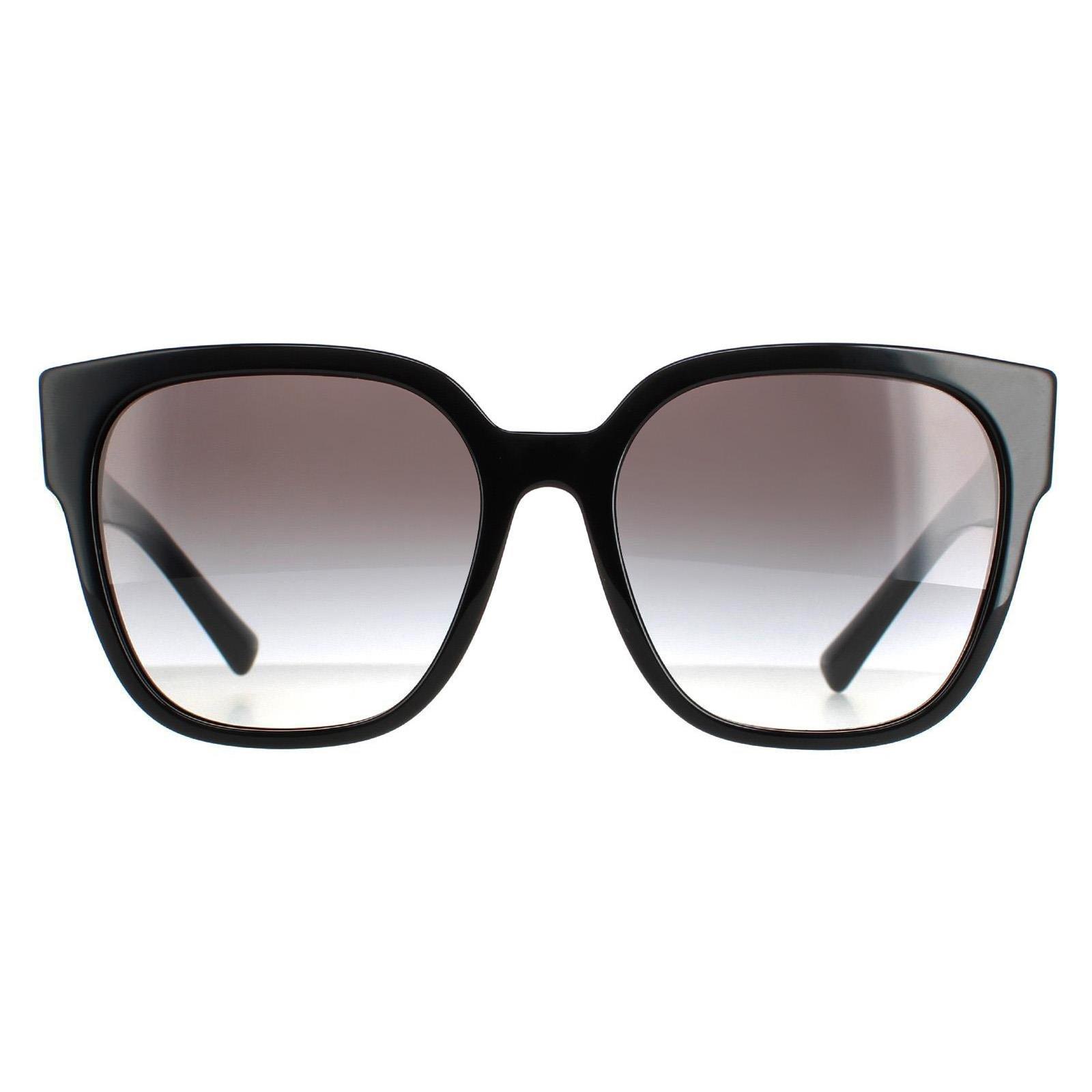 Квадратные черные серые с градиентом VA4111 солнцезащитные очки Valentino, черный