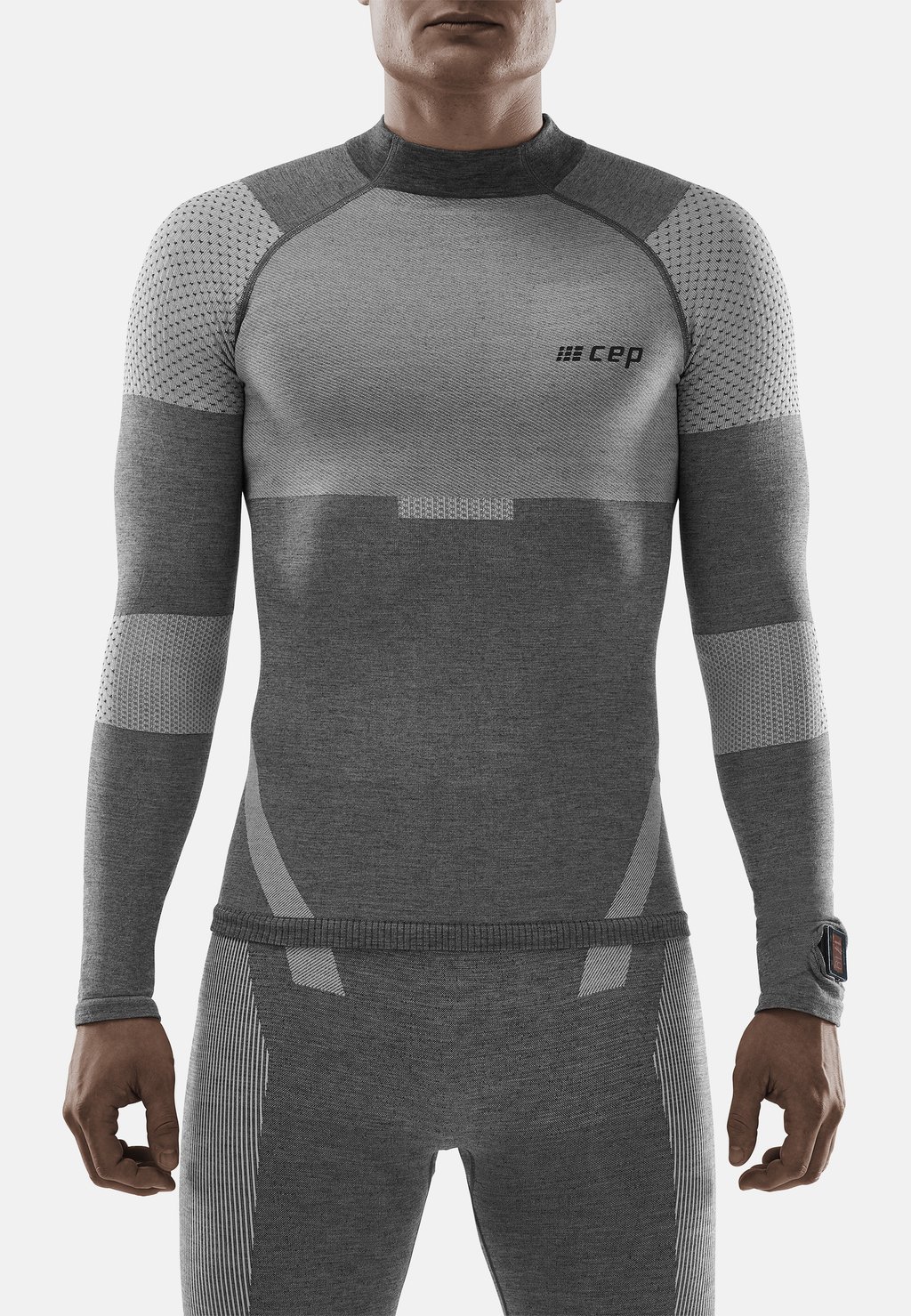 Рубашка с длинным рукавом SKI TOURING BASE CEP, цвет grey