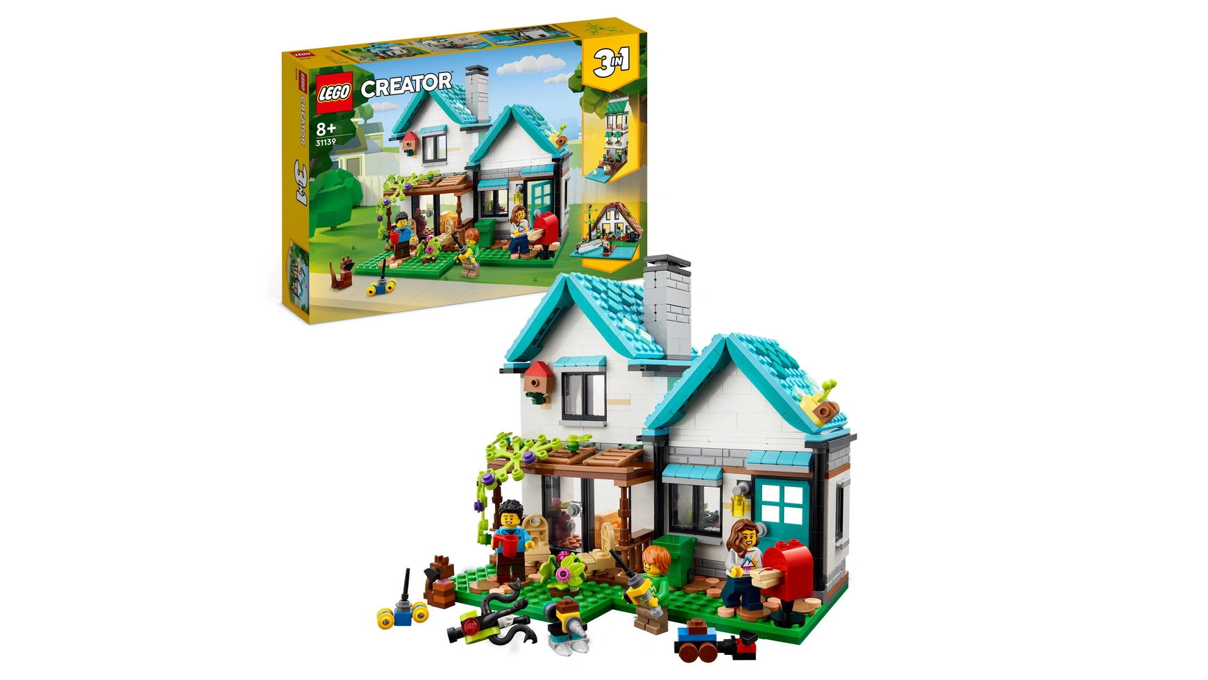 Lego Creator 3in1 Конструктор Уютный домик конструктор lego creator пляжный домик серферов 564 дет 31118