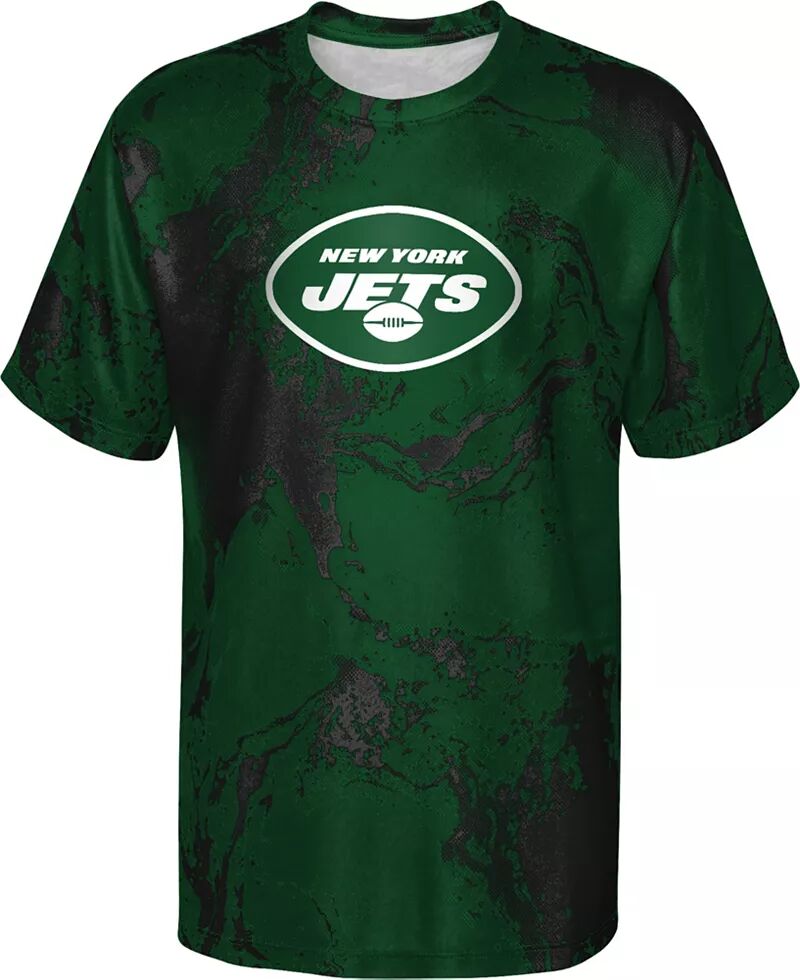 футболка team apparel размер xl бордовый Nfl Team Apparel Молодежная футболка New York Jets In the Mix