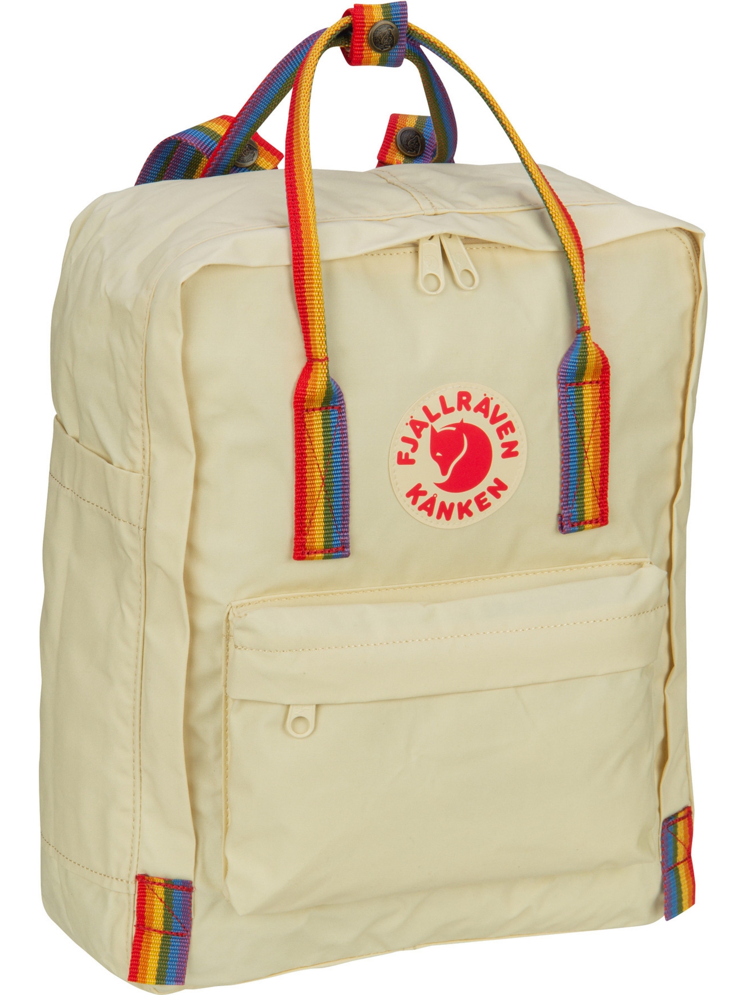 Рюкзак FJÄLLRÄVEN / Backpack Kanken Rainbow, цвет Light Oak/Rainbow Pattern