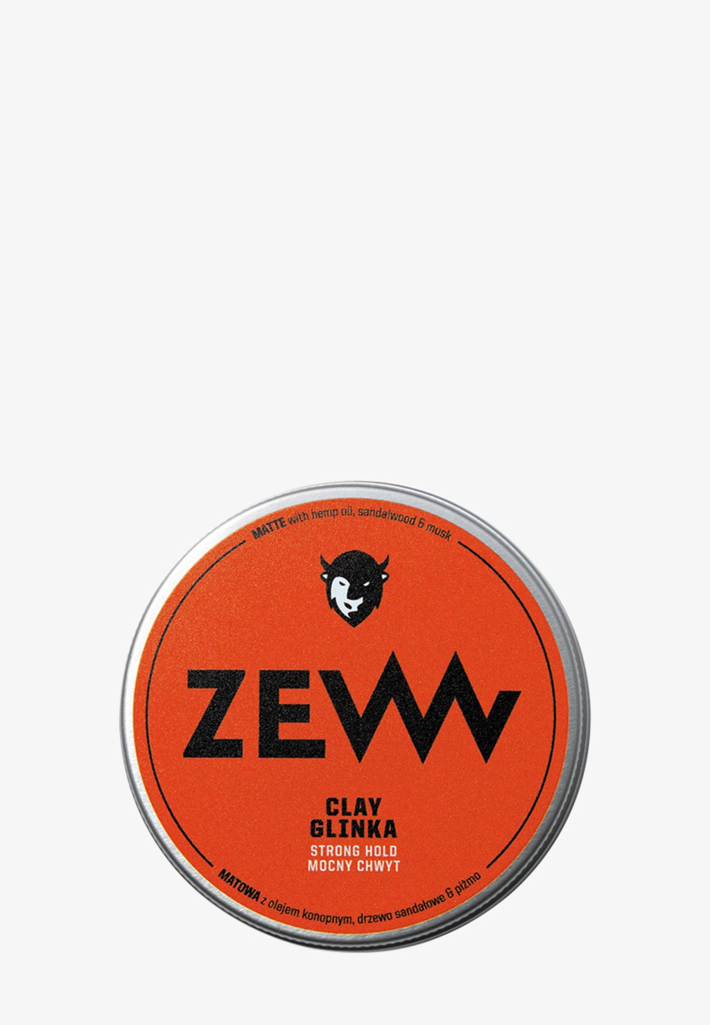 

Стайлинг MATTE CLAY STRONG HOLD WITH HEMP OIL Zew for Men, цвет orange