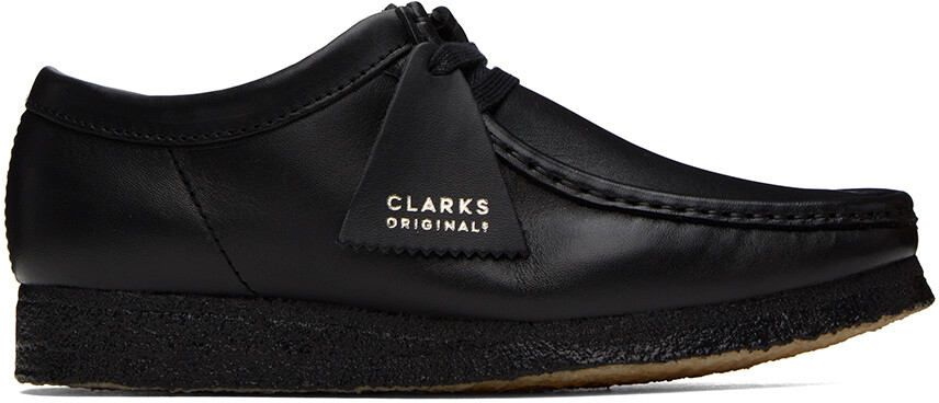 

Черные лоферы Clarks Originals Wallabee