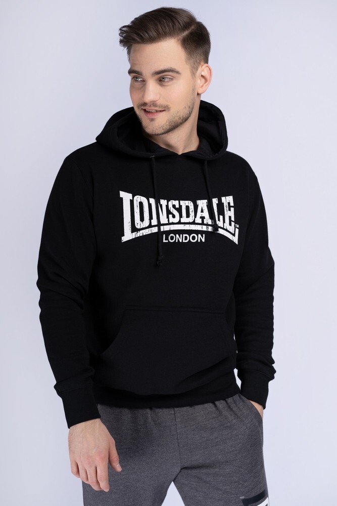 

Толстовка Lonsdale Hoodie Wolterton, черный