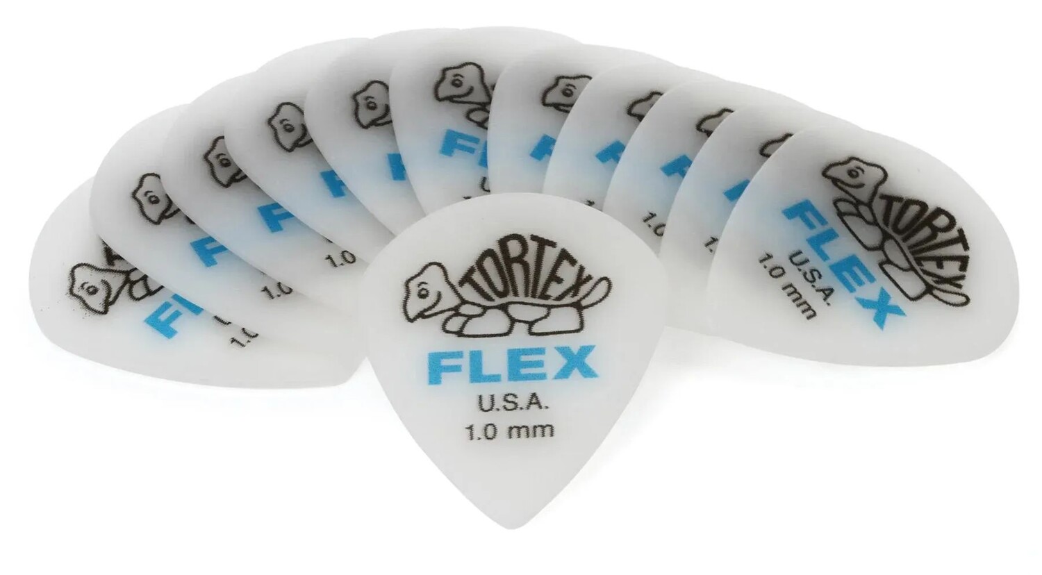 

Медиаторы для гитары Dunlop Tortex Flex Jazz III XL — 1,0 мм, белые (12 шт.)