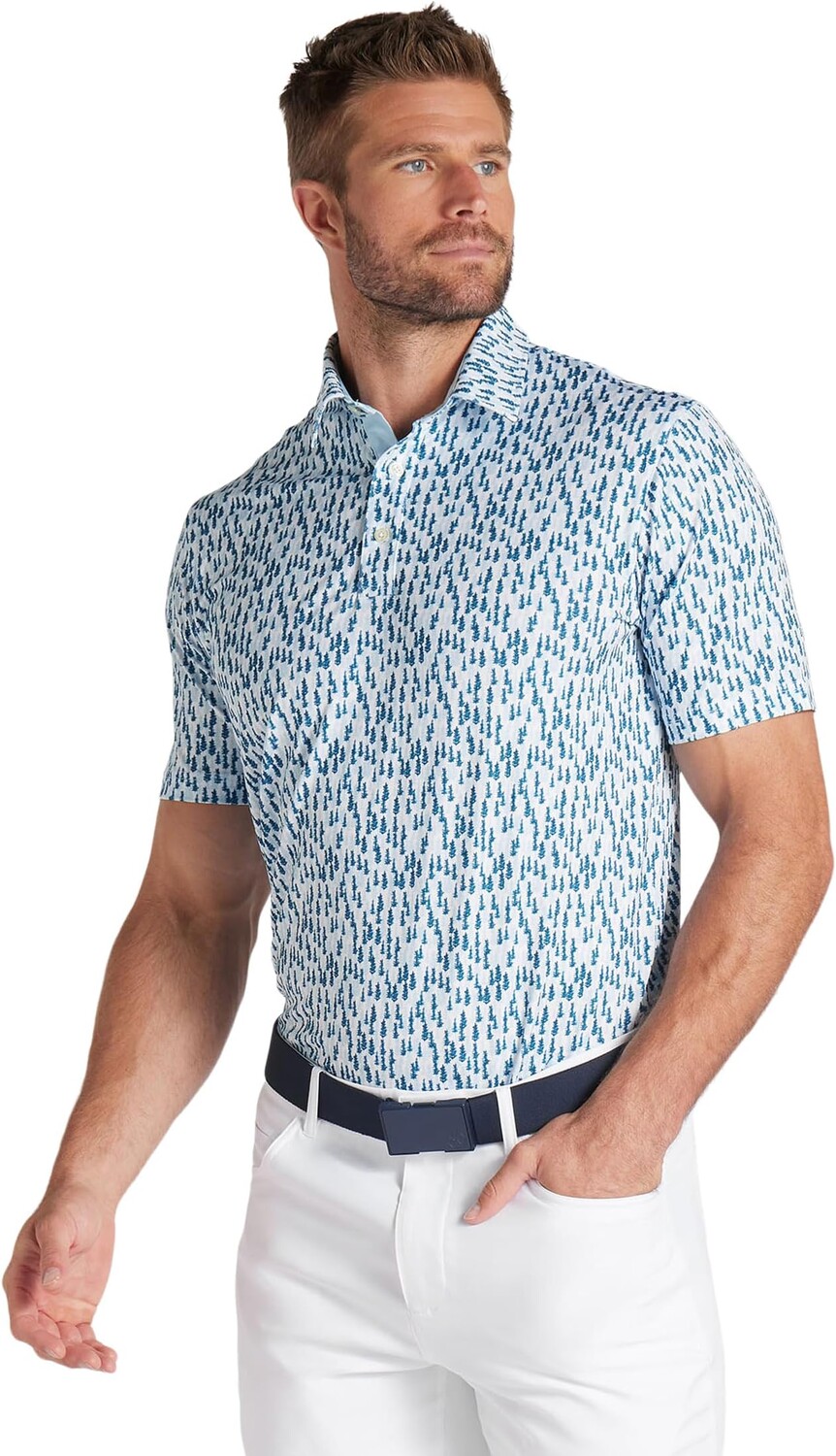 

Поло PUMA Golf Mattr Pines Polo, цвет Ocean Tropic/Zen Blue