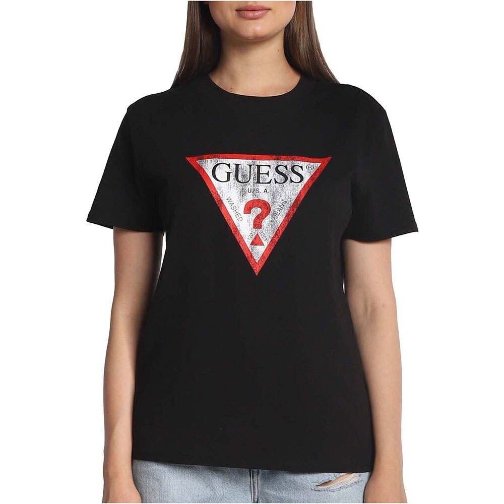 

Футболка Guess W2BI69 K8FQ1 Short Sleeve Crew Neck, черный