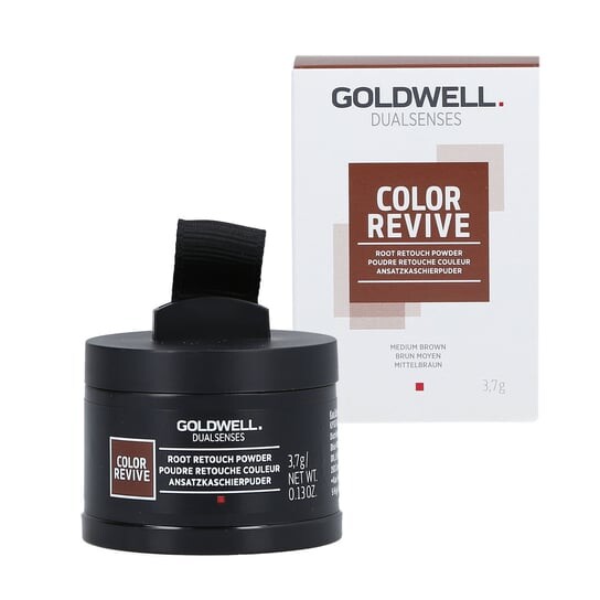 Маскирующая пудра для корней (СРЕДНЕ-КОРИЧНЕВЫЙ), 3,7 г GOLDWELL, DUALSENSES, COLOR REVIVE Root Touch Up