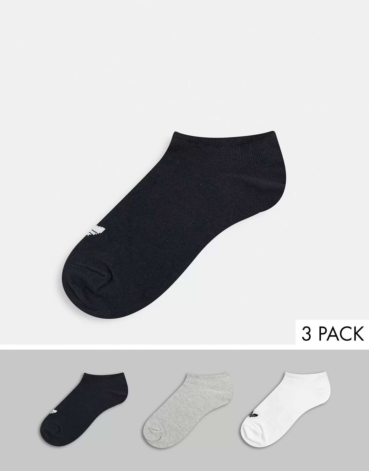 

Комплект разноцветных спортивных носков adidas Originals adicolor Trefoil, 3 шт.