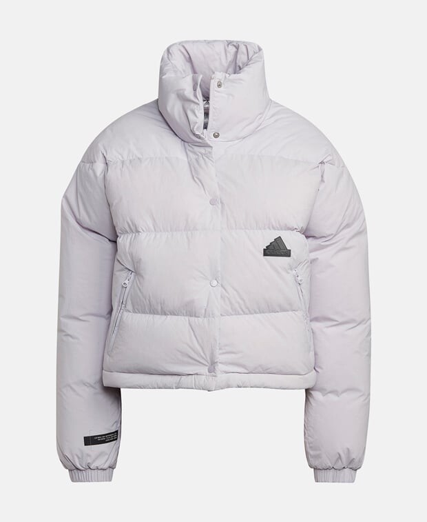 

Пуховик adidas, сирень