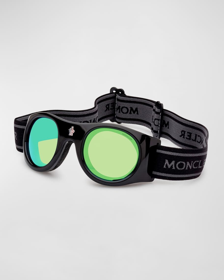 

Очки лыжные мужские City Logo ML0051 Moncler Lunettes с логотипом