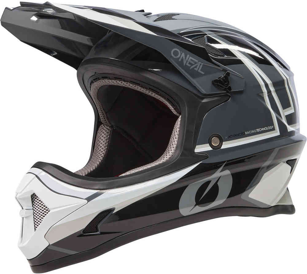 шлем oneal outcast split v 22 велосипедный черный белый Sonus Split V.23 Шлем для скоростного спуска Oneal, черный/серый