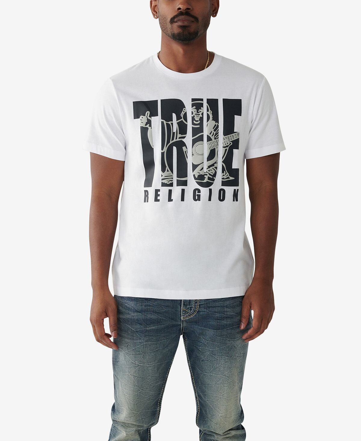 

Мужская футболка с коротким рукавом Shadow Buddha True Religion