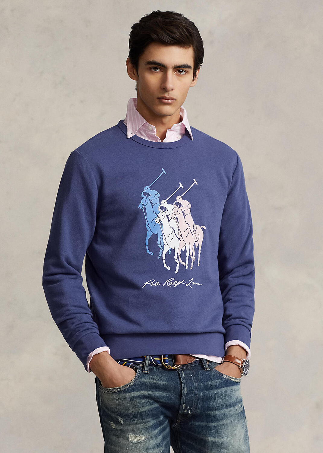 

Толстовка из флиса с большим пони Ralph Lauren