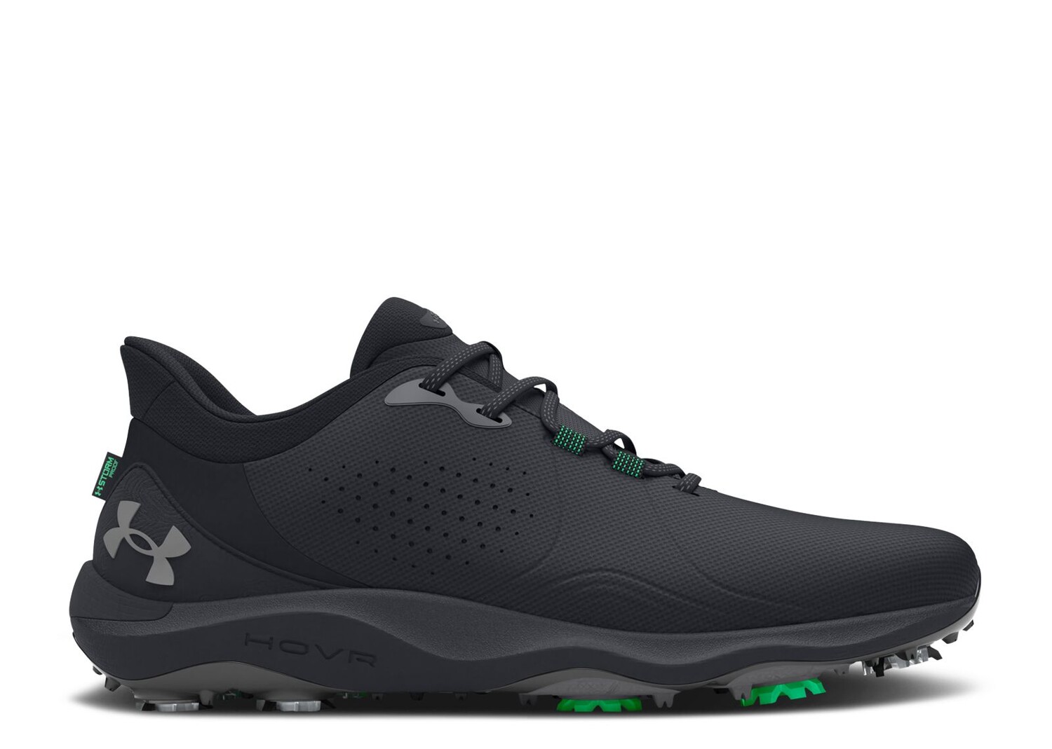 

Кроссовки Under Armour Drive Pro Wide Golf 'Black Metallic Gun Metal', черный