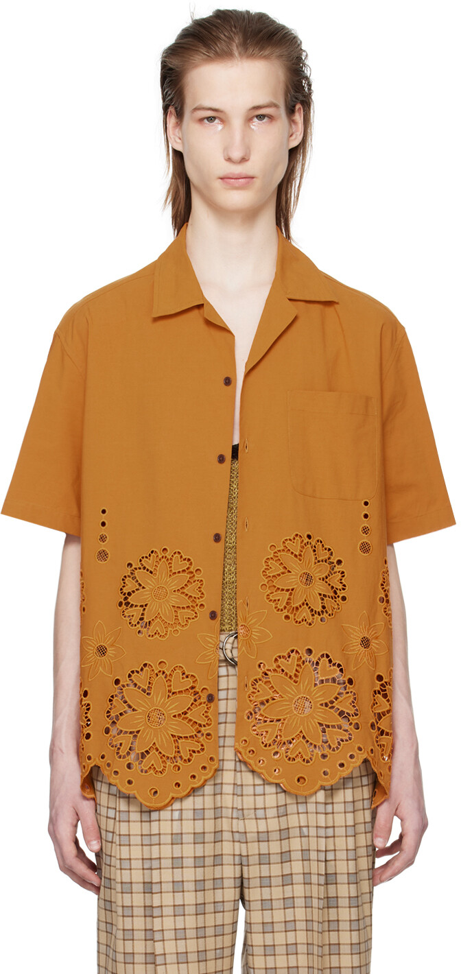 

Оранжевая рубашка из туре Cmmn Swdn, цвет Burnt orange