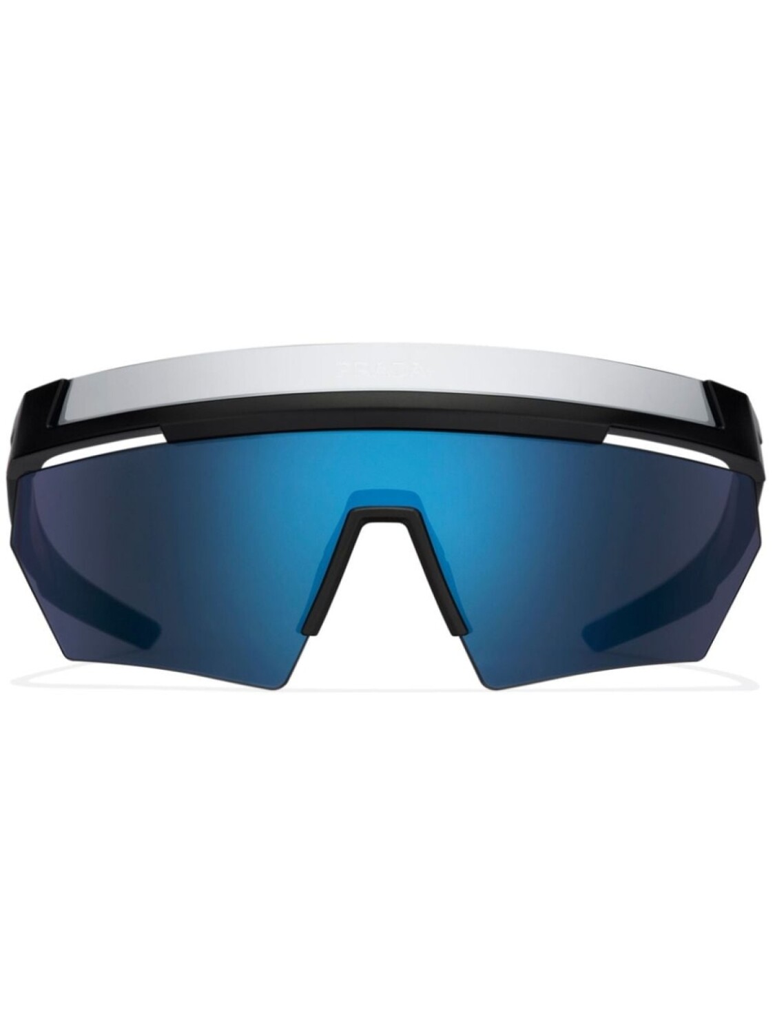 

Prada Eyewear солнцезащитные очки Prada Linea Rossa Impavid, синий